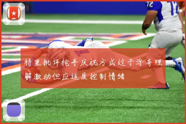 特里批评枪手庆祝方式过于浮夸理解激动但应适度控制情绪